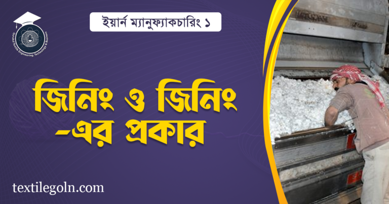 জিনিং ও জিনিং এর প্রকার