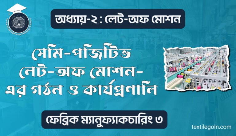 সেমি পজিটিভ লেট অফ মোশন-এর গঠন ও কার্যপ্রণালি